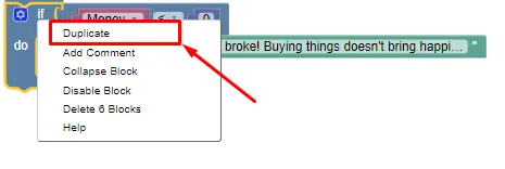 Copy block(s)