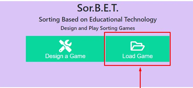 Load Game option