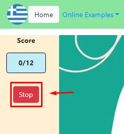 Stop Button