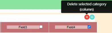 Removing selected category while designing a game